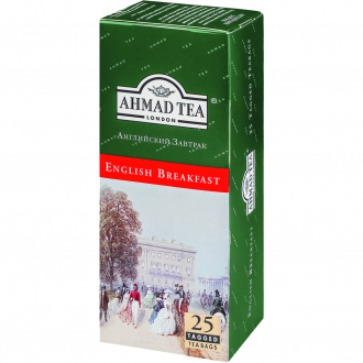 Чай черный AHMAD TEA English Breakfast, 25пак (Россия, 25 пак)
