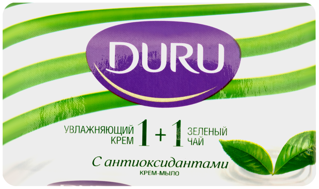 Крем-мыло DURU 1+1 Зеленый чай, 80г (Малайзия, 80 г)