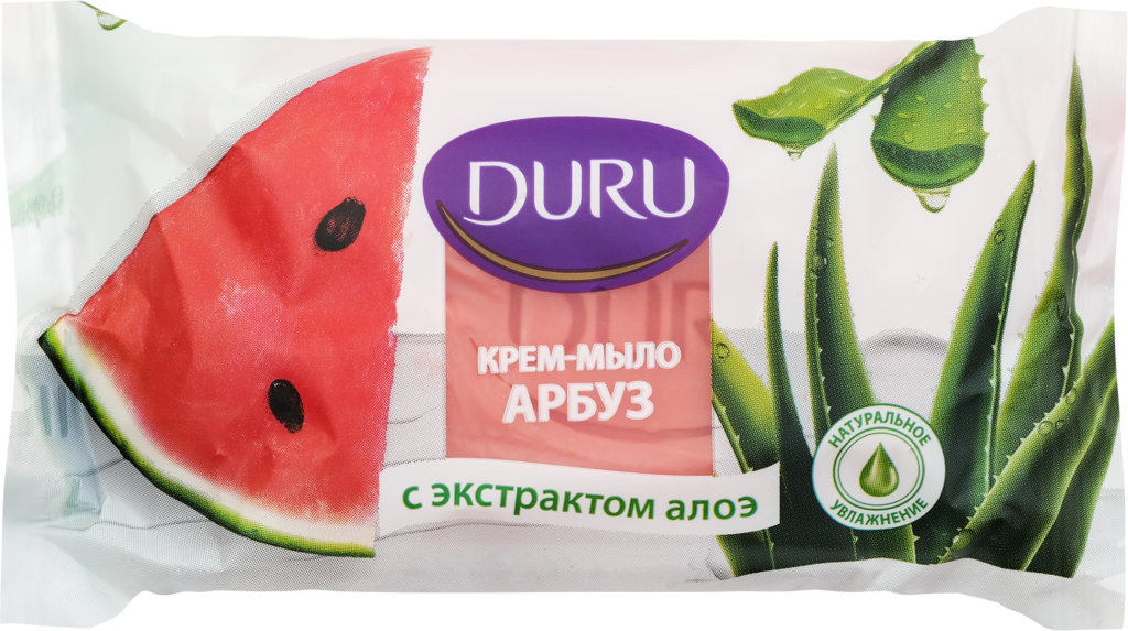 Крем-мыло DURU Арбуз с экстрактом алоэ, 80г (Турция, 80 г)