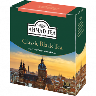 Чай черный AHMAD TEA Классический, 100х2г (Россия, 100 пак)