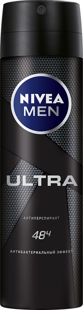 Антиперспирант-спрей мужской NIVEA Ultra, 150мл (Германия, 150 мл)
