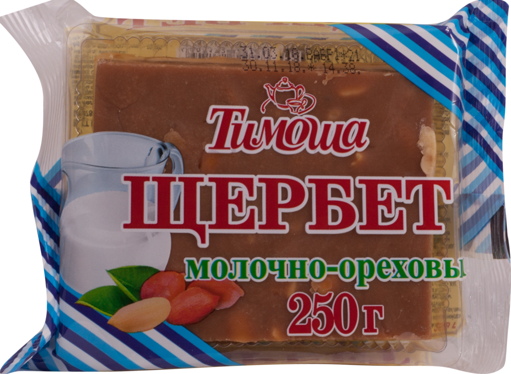 Щербет ТИМОША молочно-ореховый, 250г (Россия, 250 г)