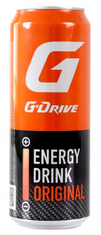 Напиток энергетический G-DRIVE тонизирующий газированный, 0.45л (Россия, 0.45 L)