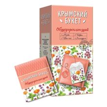 Чайный напиток травяной общеукрепляющий Крымский букет в пакетиках 1,5 г x 25 шт