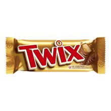Батончик Twix шоколадный с карамелью и печеньем 55 г