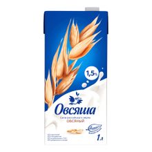 Напиток овсяный Овсяша Vegan 1,5% 1 л