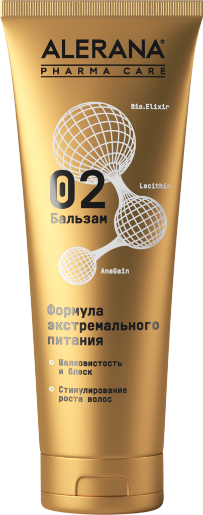 Бальзам для волос ALERANA Pharma care Формула экстремального питания, 260мл (Россия, 260 мл)