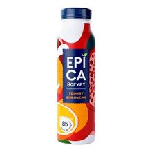 Йогурт питьевой Epica гранат-апельсин 2,5% БЗМЖ 260 мл