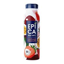 Йогурт питьевой Epica клубника-маракуйя 2,5% 260 г