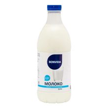 Молоко 2,5% пастеризованное 1,4 л Bonvida БЗМЖ
