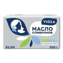 Сладкосливочное масло Виола 82,5% 300 г