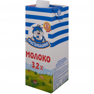 Молоко ультрапастеризованное ПРОСТОКВАШИНО 3,2%, без змж, 950мл (Россия, 950 мл)
