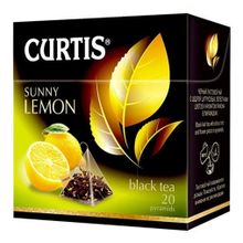 Чай черный Curtis Sunny Lemon в пирамидках 1,7 г х 20 шт