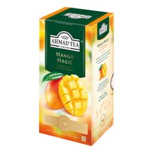 Чай черный Ahmad Tea Mango Magic со вкусом и ароматом манго в пакетиках 1,5 г x 25 шт