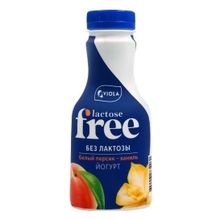Йогурт питьевой Viola Free белый персик-ваниль 1,1% 270 г