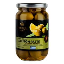 Оливки Premium Club зеленые с лимоном 370 мл