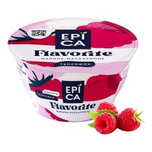 Десерт творожный Эпика Flavorite малина-маскарпоне 7,7% БЗМЖ 130 г