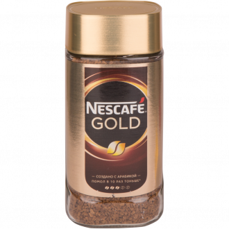 Кофе растворимый с добавлением молотого NESCAFE Gold натуральный сублимированный, ст/б, 190г (Россия, 190 г)