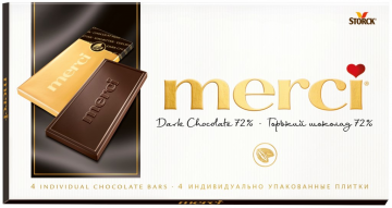 Шоколад горький MERCI, 100г (Германия, 100 г)