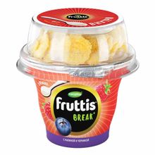 Йогуртный продукт Fruttis Вкусный перерыв малина-черника 2,5% БЗМЖ 175 г