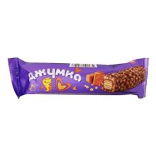 Батончик Джумка вафельный с мягкой карамелью и воздушной кукурузой 37 г