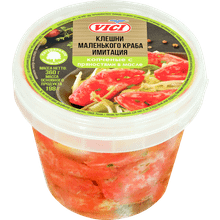 Клешни маленького краба Vici маринованные копченые с пряностями в масле 360 г