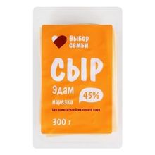 Сыр полутвердый Выбор Семьи нарезка 45% 300 г