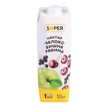 Нектар Super яблоко-вишня-рябина 1 л