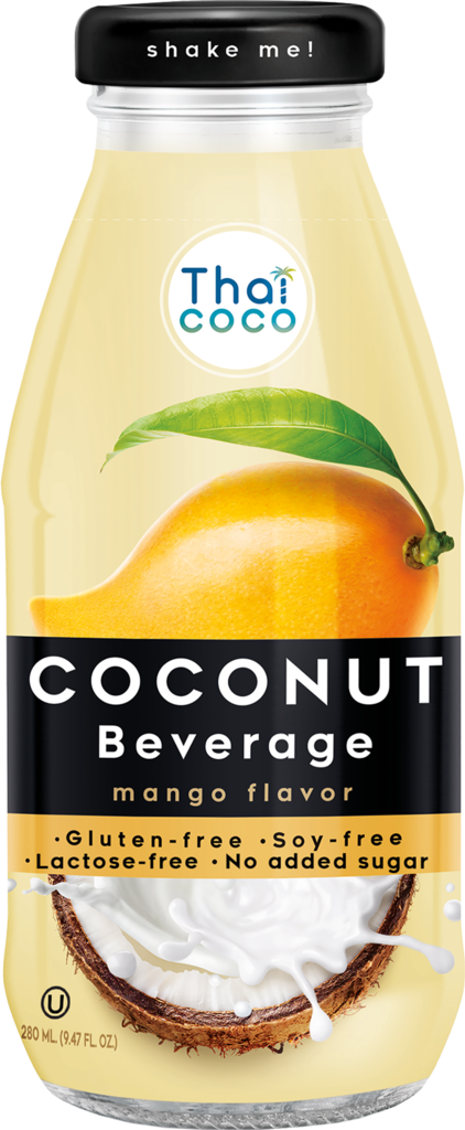 Напиток THAI COCO на основе кокосовой воды со вкусом манго негазированный, 0.28л (Таиланд, 0.28 L)