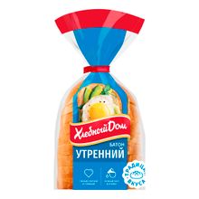 Батон Хлебный Дом Утренний пшеничный в нарезке 200 г