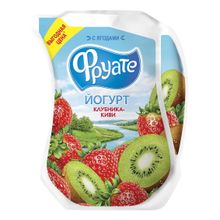 Йогурт питьевой Фруате клубника-киви 1,5% БЗМЖ 950 г
