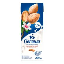Напиток овсяный Овсяша Vegan миндальный 1,5% 200 мл