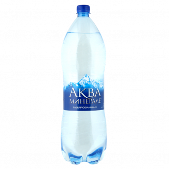 Вода питьевая AQUA MINERALE газированная, 2л (Россия, 2 L)