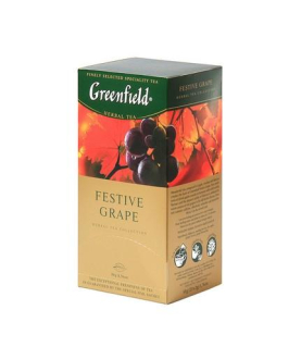 Чай Greenfield Festive Grape, (Фестив Грейп), 25 пак.