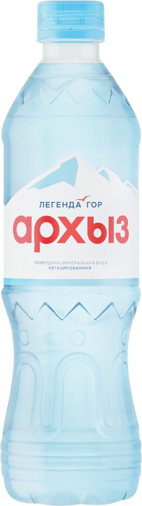 Вода минеральная ЛЕГЕНДА ГОР АРХЫЗ природная столовая негазированная, 0.5л (Россия, 0.5 L)
