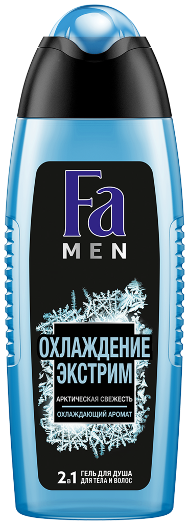Гель для душа мужской FA Men Охлаждение Экстрим, 250мл (Россия, 250 мл)