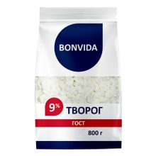 Творог Bonvida 9% БЗМЖ 800 г
