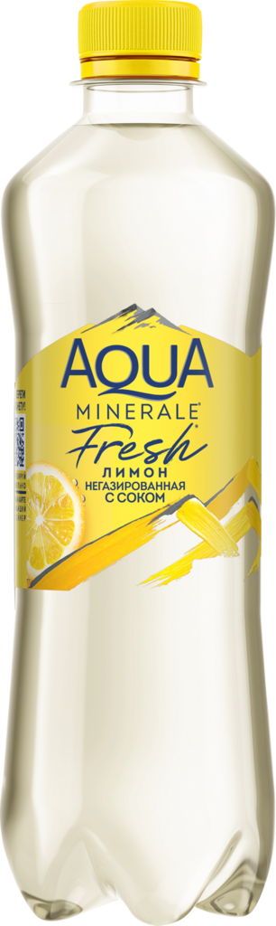Вода питьевая AQUA MINERALE Juicy Лимон негазированная, 0.5л (Россия, 0.5 L)
