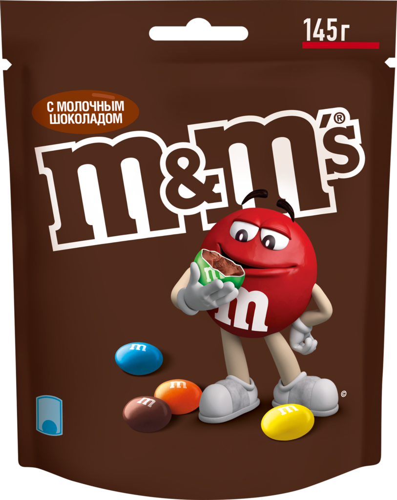 Драже M&M'S Шоколад, 145г (Россия, 145 г)