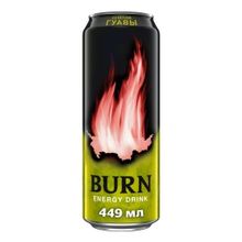 Энергетический напиток Burn гуава газированный 449 мл