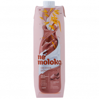 Напиток овсяный NEMOLOKO Шоколадный, обогащенный кальцием и витамином В2, 1000мл (Россия, 1000 мл)
