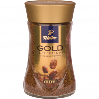 Кофе растворимый TCHIBO Gold Selection натуральный сублимированный, ст/б, 190г (Польша, 190 г)
