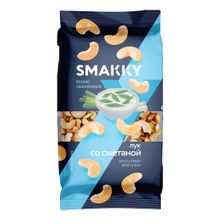 Кешью Smakky жареный лук-сметана 150 г