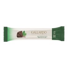 Шоколад Gallardo горький с начинкой со вкусом мяты 25 г