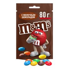Драже M&M's с молочным шоколадом 80 г