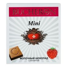 Шоколад Bucheron Mini молочный с малиной 40 г