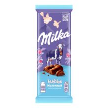 Шоколад Milka Bubbles молочный пористый 72 г
