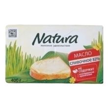 Сливочное масло несоленое Natura 82% 400 г