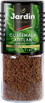 Кофе растворимый JARDIN Guatemala Atitlan сублимированный, ст/б, 95г (Россия, 95 г)