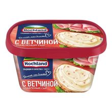 Сыр плавленый Hochland с ветчиной 55% БЗМЖ 400 г